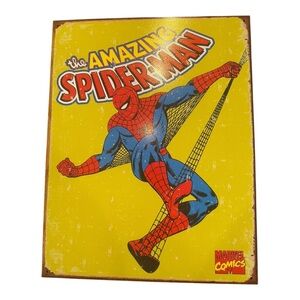 Marvel Comics Spider-Man Metal Sign